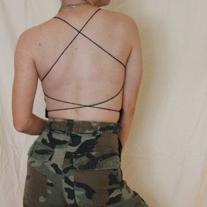 BRANDY MELVILLE Black Bodysuit